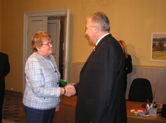 Riigikogu esimees Ene Ergma kohtus Horvaatia peaministri Ivo Sanaderiga